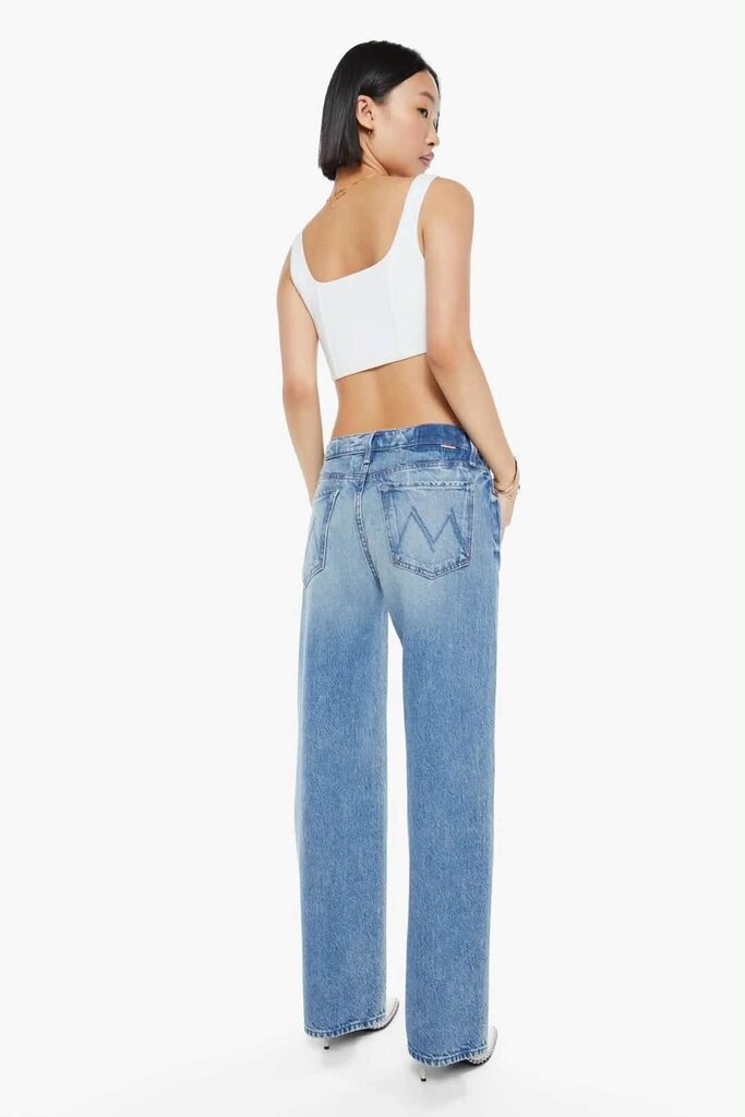 Mother Lil Dodger Button Sneak Jeans in Wipeout - Size 31 (Retails for $278)