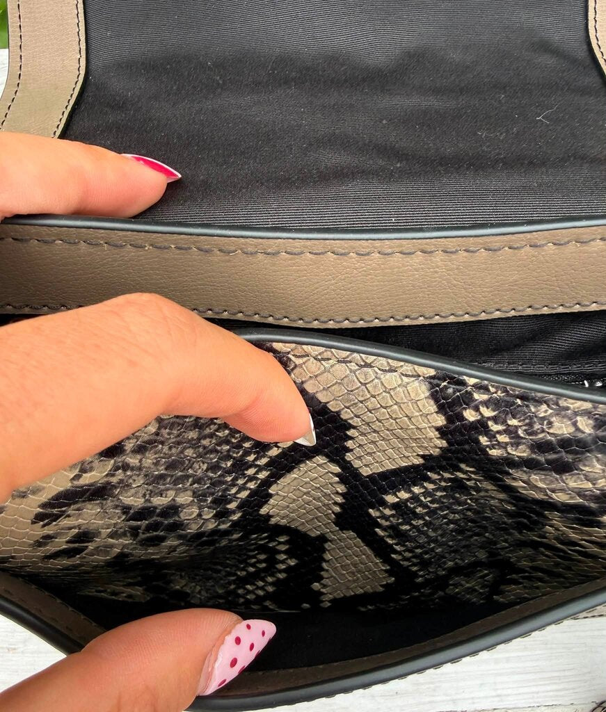 Marc Jacobs Snake Print Mini Rider Crossbody Bag