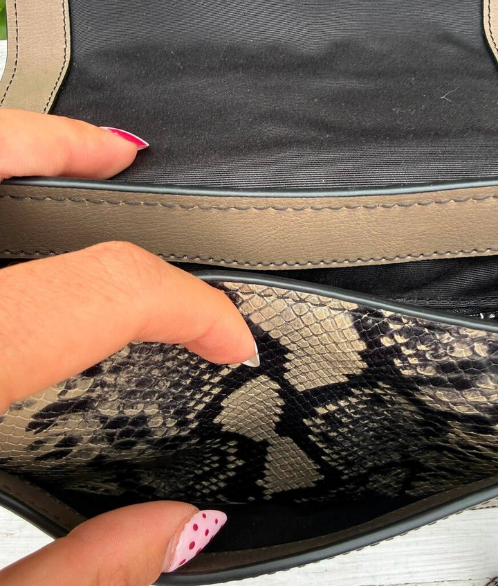 Marc Jacobs Snake Print Mini Rider Crossbody Bag