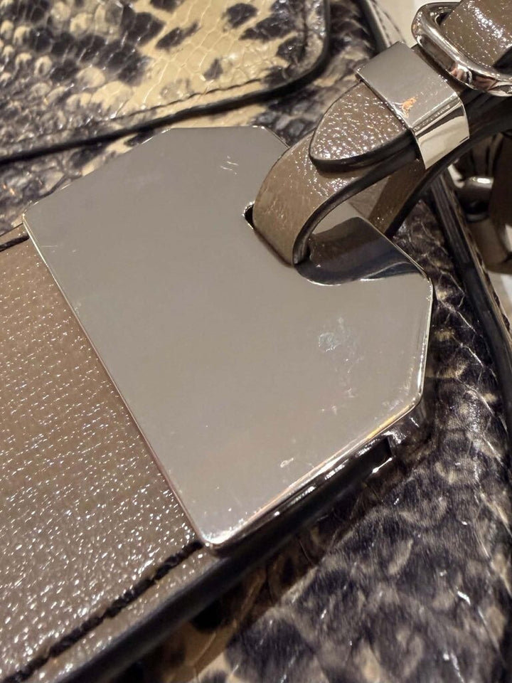 Marc Jacobs Snake Print Mini Rider Crossbody Bag
