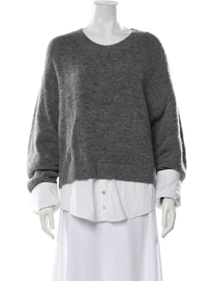 Cinq a Sept Layered Sweater in Grey - Size Small