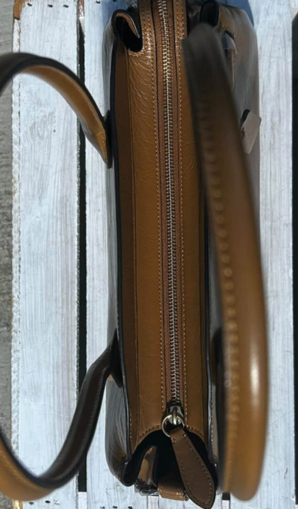 Coach Restored Empire Carryall Bag 34 in Brass/Honey Brown