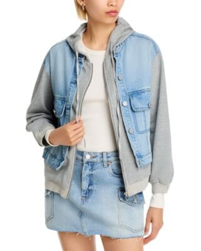 BLANKNYC Multi Media Denim Jacket - Size Small