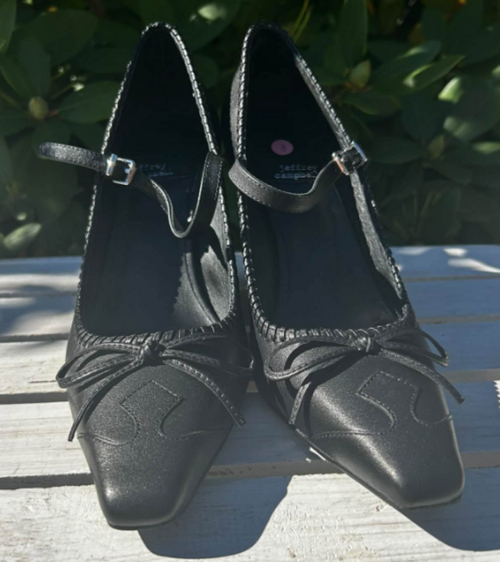 Jeffrey Campbell Western Vibes Block Heels in Black - Size 8 (Retails for $198)