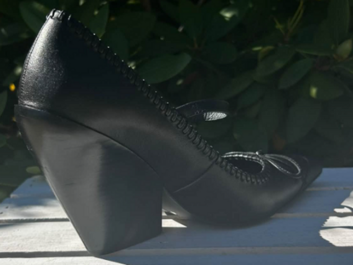 Jeffrey Campbell Western Vibes Block Heels in Black - Size 8 (Retails for $198)