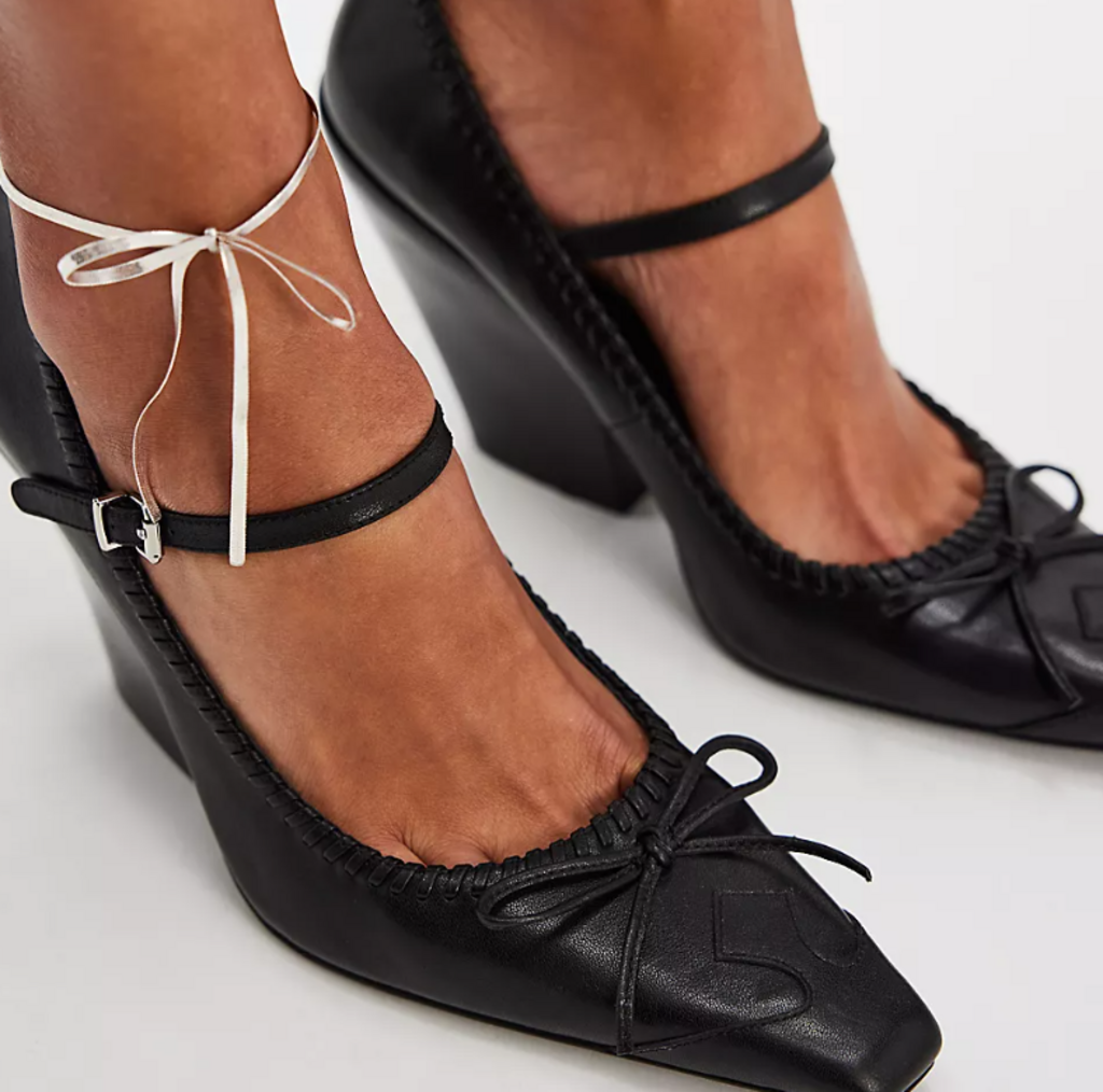 Jeffrey Campbell Western Vibes Block Heels in Black - Size 8 (Retails for $198)