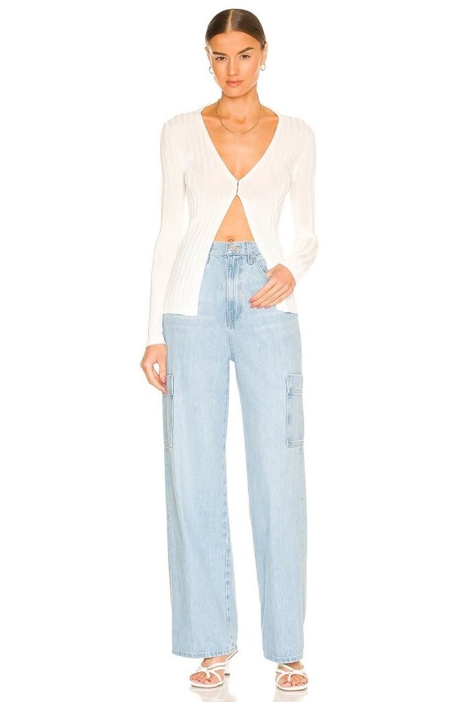 Frame High Rise Baggy Pocket Jeans in Genoa - Size 27 (Retails $288)