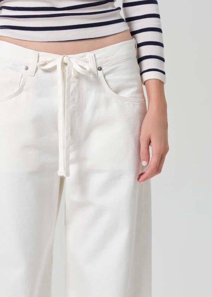 Citizens of Humanity White Brynn Drawstring Jeans - Size 29 (Retails $298)