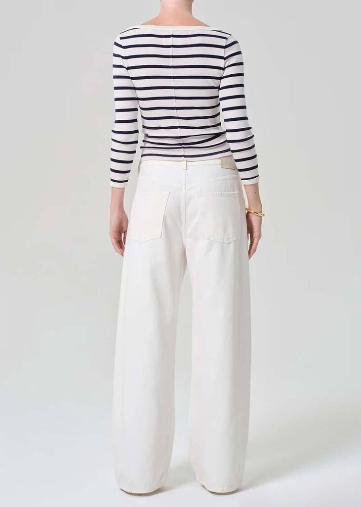 Citizens of Humanity White Brynn Drawstring Jeans - Size 29 (Retails $298)