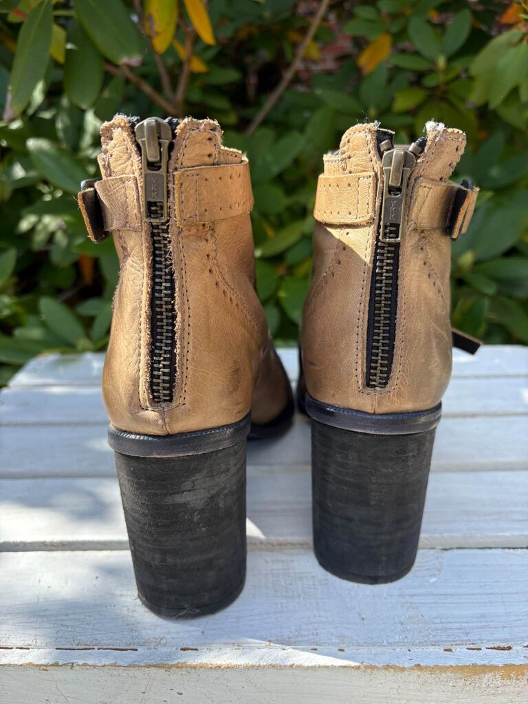 Free People Circle Back Fringe Booties - Size 38
