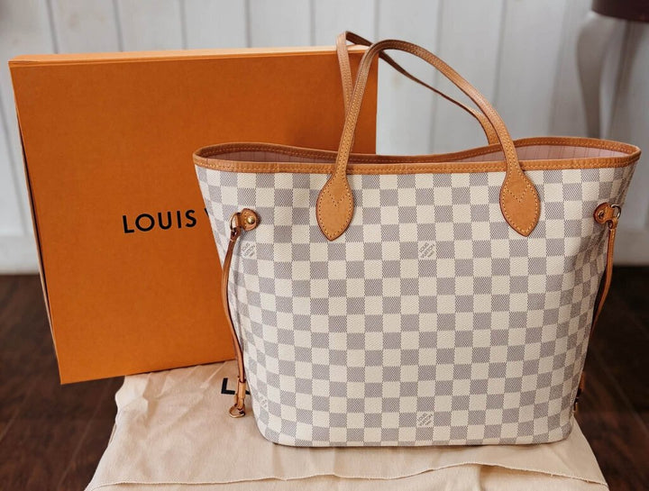 Louis Vuitton Damier Azur Neverfull (w/ pouch)