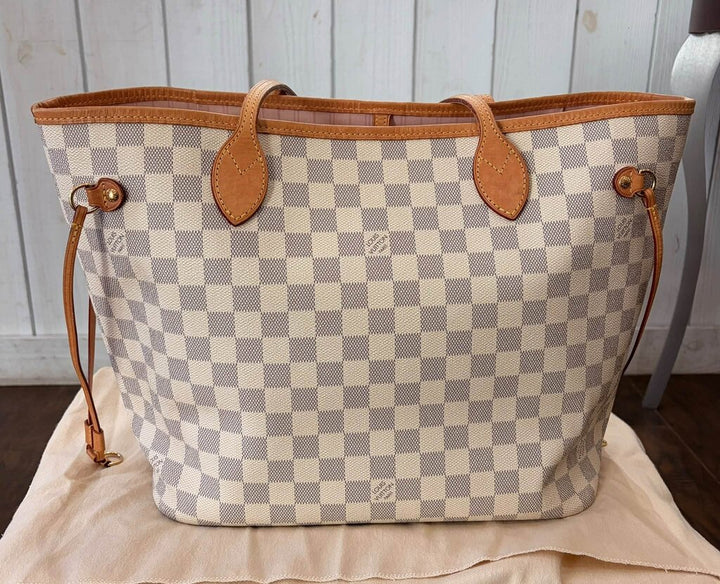 Louis Vuitton Damier Azur Neverfull (w/ pouch)