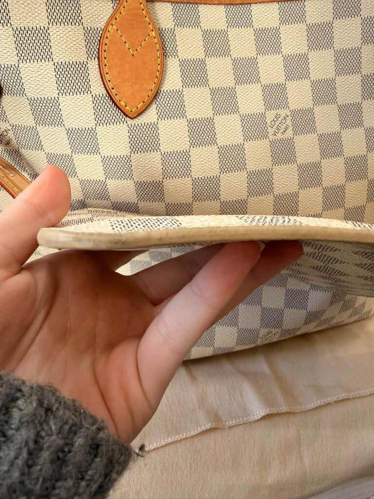 Louis Vuitton Damier Azur Neverfull (w/ pouch)