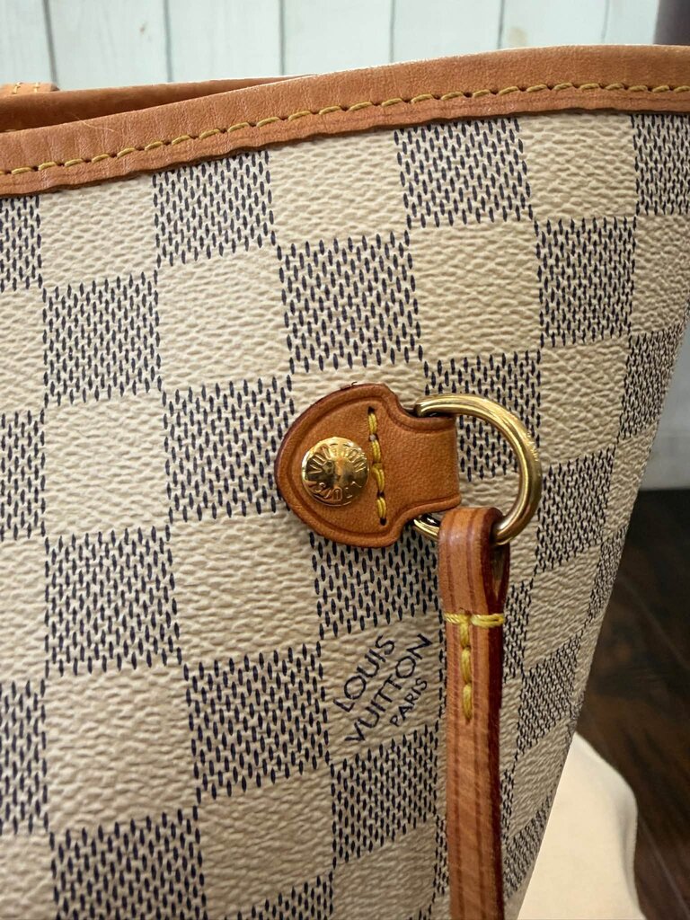 Louis Vuitton Damier Azur Neverfull (w/ pouch)