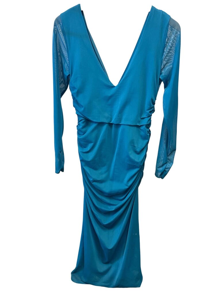 NWT Anthropologie Long Sleeve Deep-V Hardware Midi Dress - Size Medium