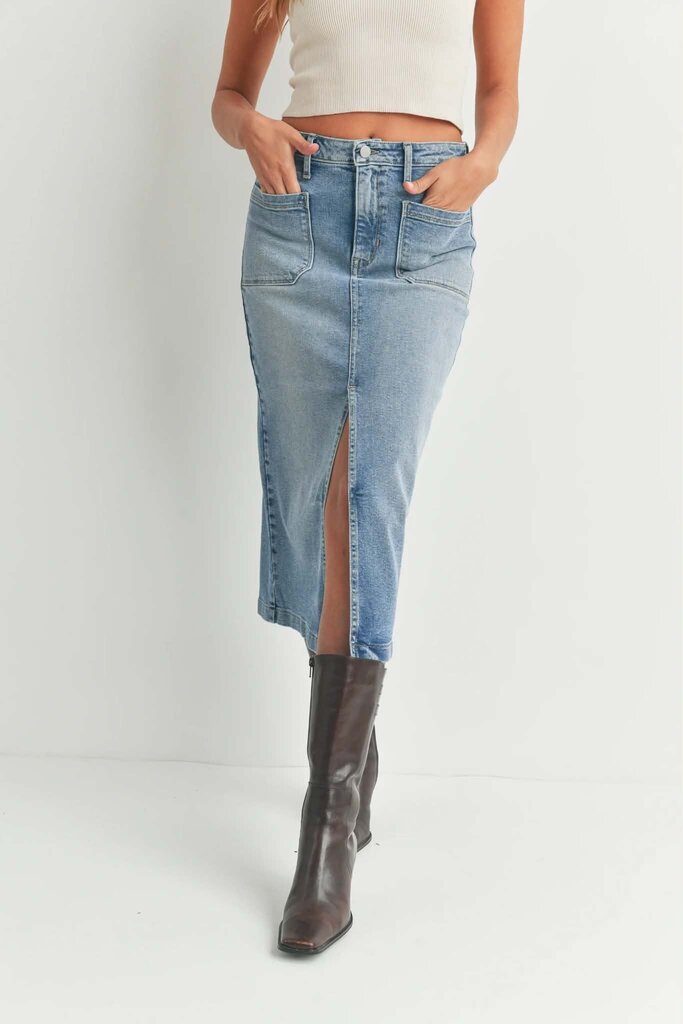 Just Black The Desi Utility Pocket Skirt - Size XS