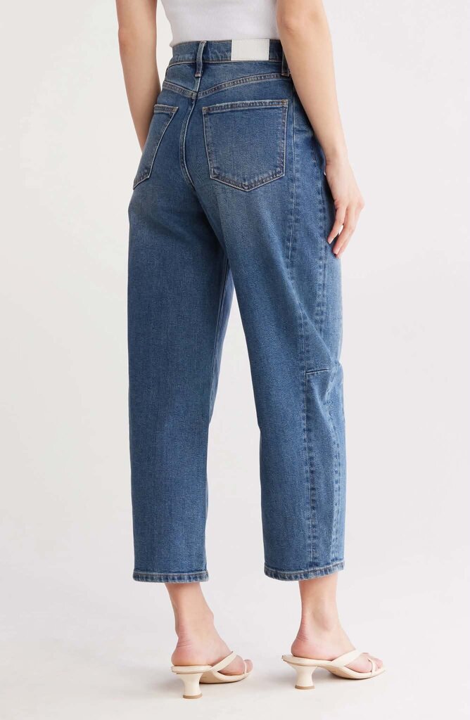 Pistola Eli Ankle Barrel Leg Jeans In Augustus - Size 24 (Retails for $198)