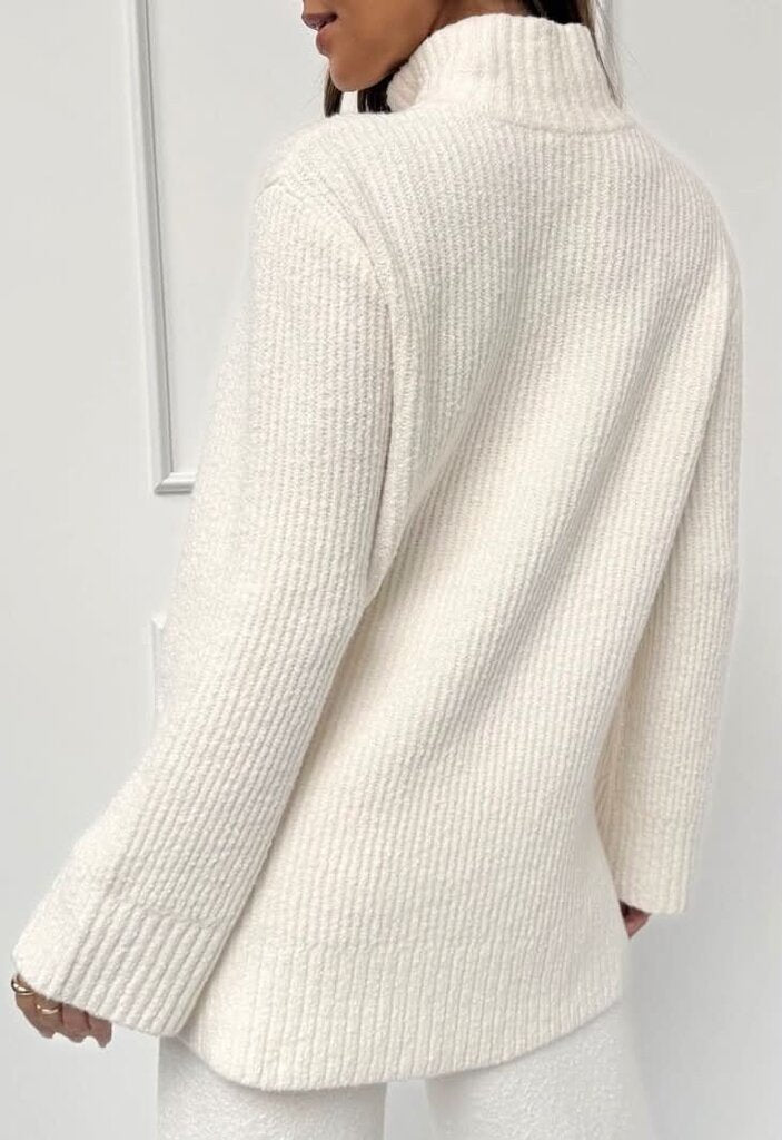 Splendid Quarter Zip Sweater - Size Medium