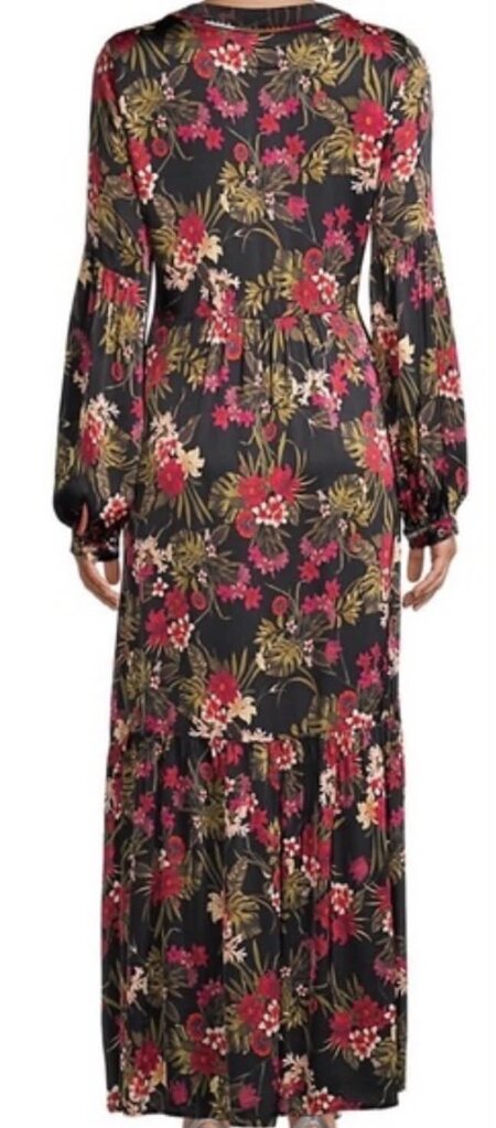 Johnny Was Layered Floral Maxi Dress - Size Medium