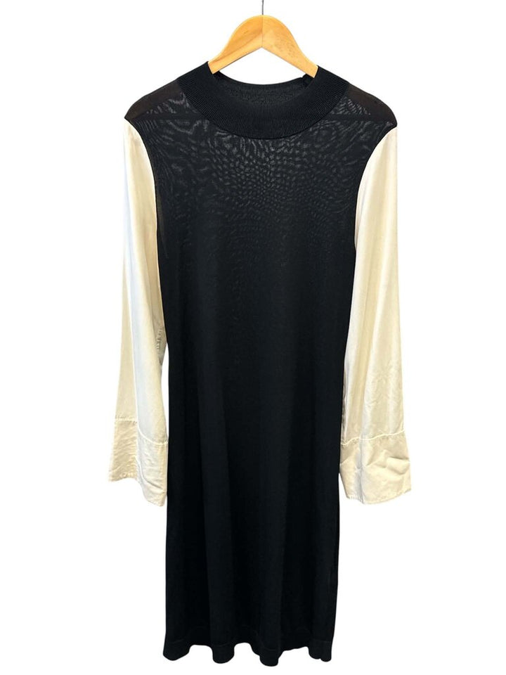COS Two Tone Silk Sleeve Maxi Dress - Size Medium