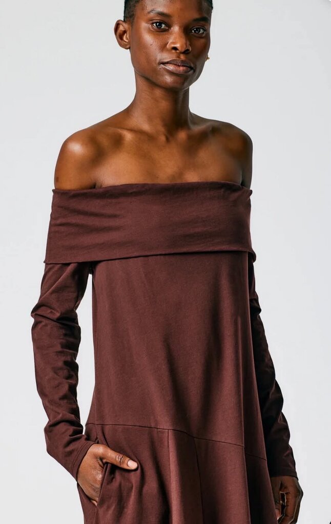 Tibi Off The Shoulder T-Shirt Dress - Size 4