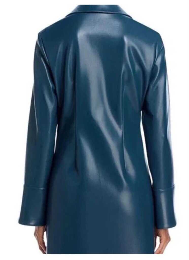 NWT Cinq A Sept McKenna Faux Leather Mini Dress - Size 10