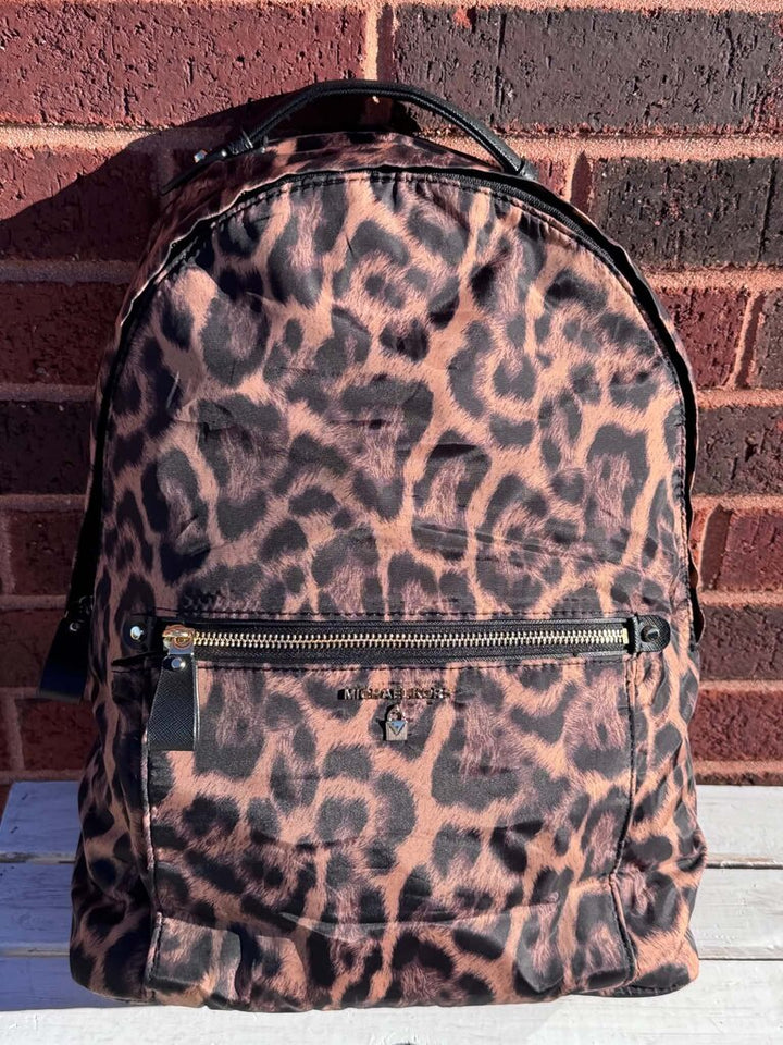 NWT Michael Kors Kelsey Leopard Print Backpack (Retail $178)