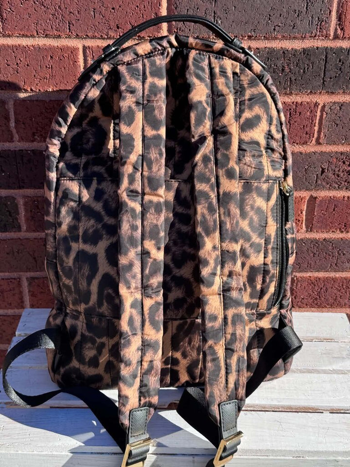 NWT Michael Kors Kelsey Leopard Print Backpack (Retail $178)