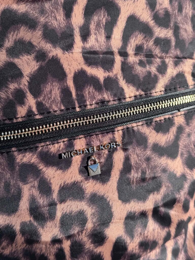 NWT Michael Kors Kelsey Leopard Print Backpack (Retail $178)