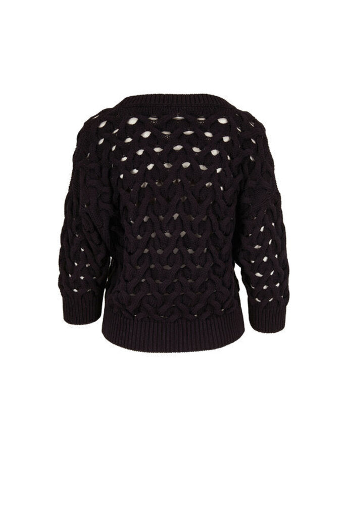 Brunello Cucinelli Basket Weave Sweater- Size Large