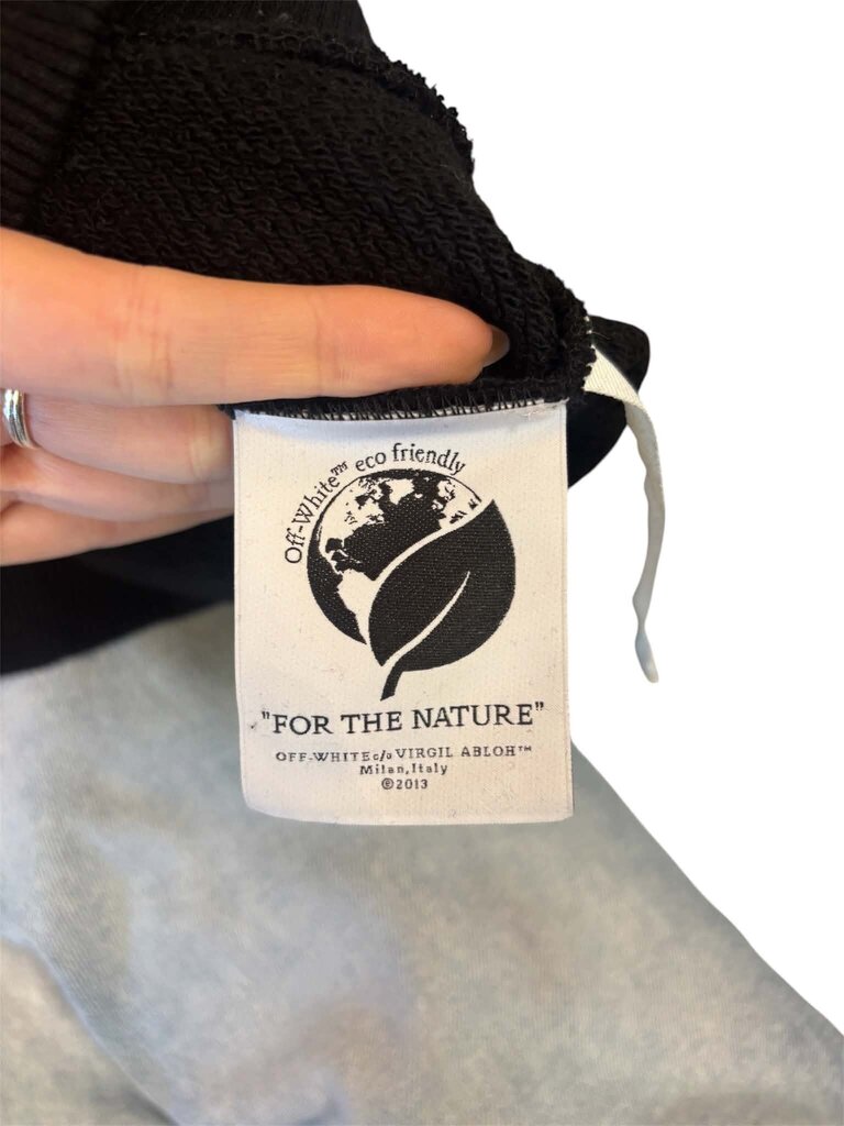 Off White Logo Hoodie- Size Small