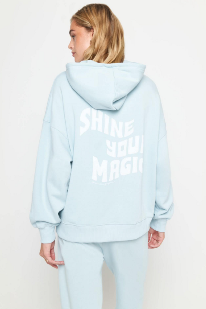 Spiritual Gangster NWT Magic Easy Hoodie in Serene (Retails For $148) - Size Small