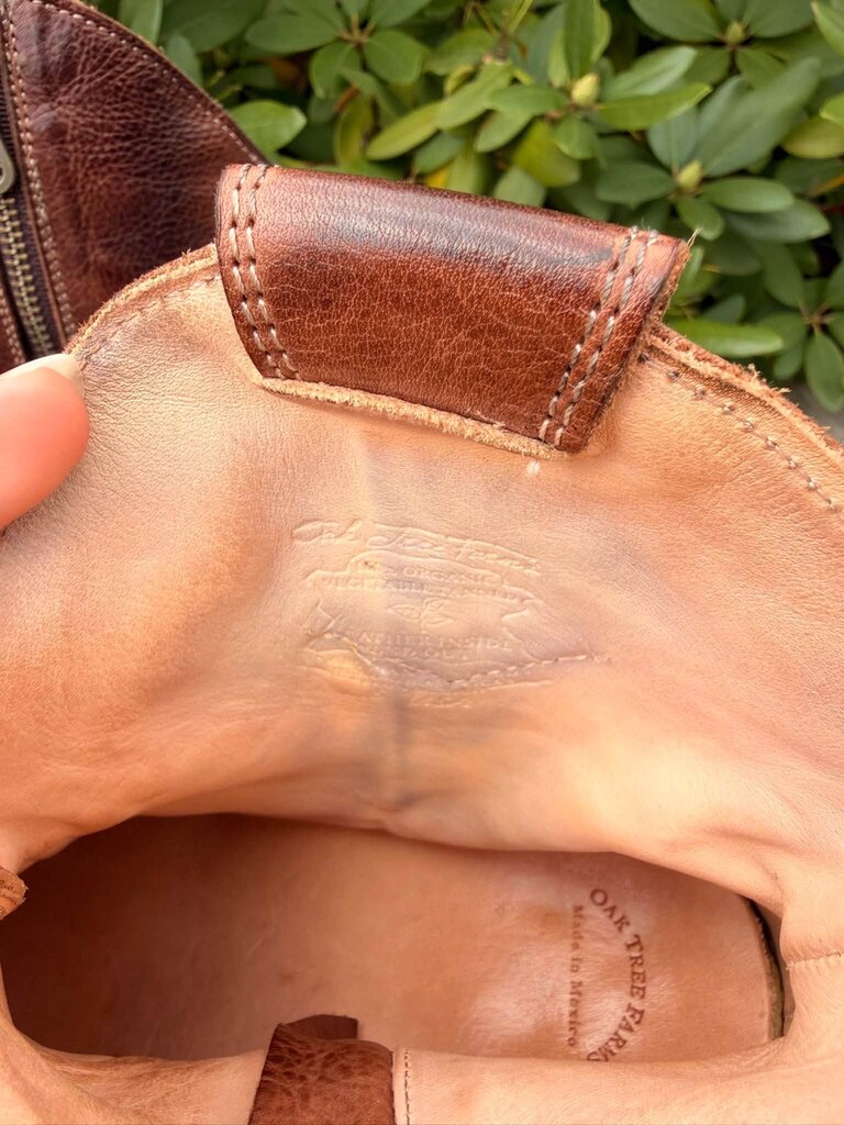 Oak Tree Farms Baila Leather Ankle Cowgirl Boots - Size 8.5