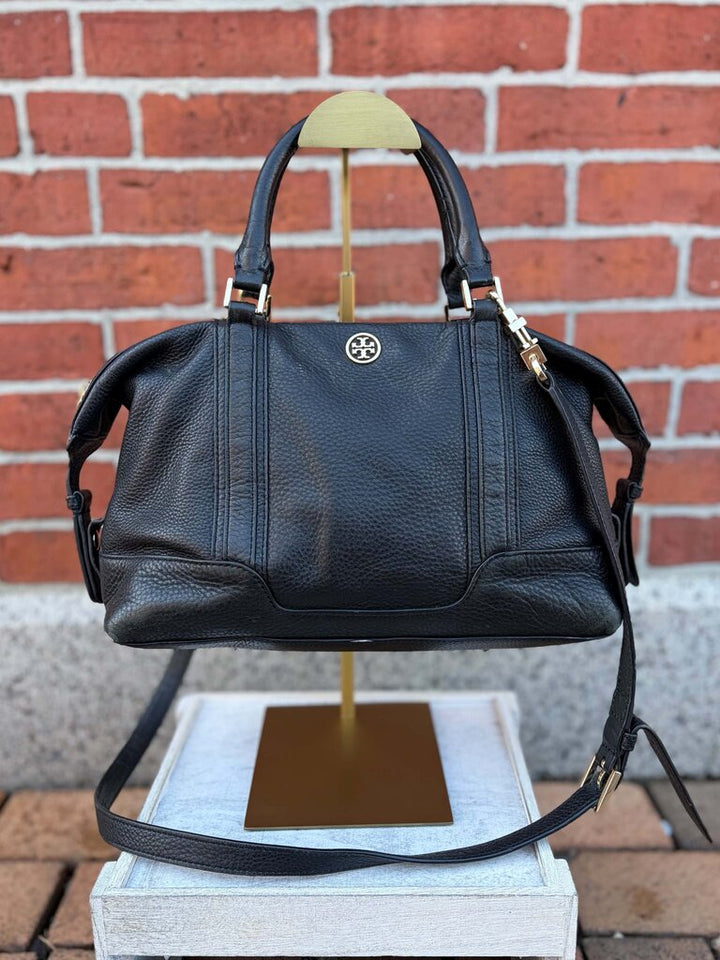 Tory Burch Landon Pebbled Satchel