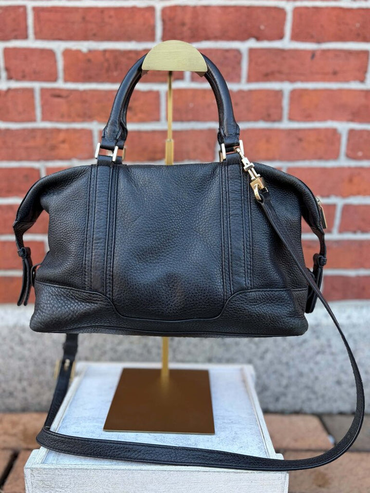 Tory Burch Landon Pebbled Satchel