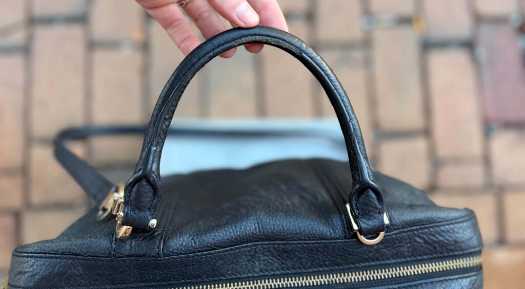 Tory Burch Landon Pebbled Satchel