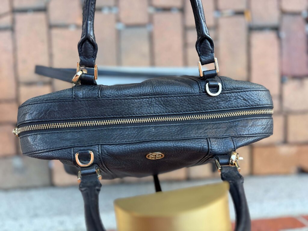 Tory Burch Landon Pebbled Satchel