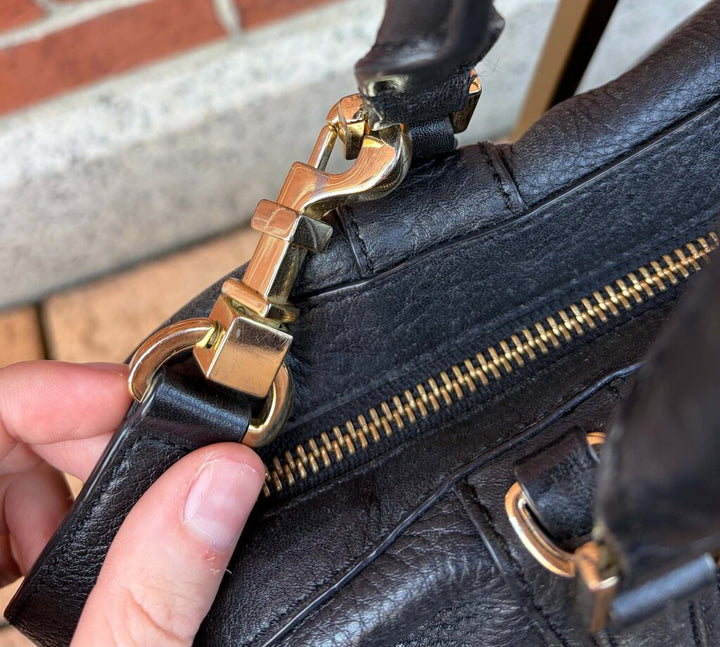 Tory Burch Landon Pebbled Satchel