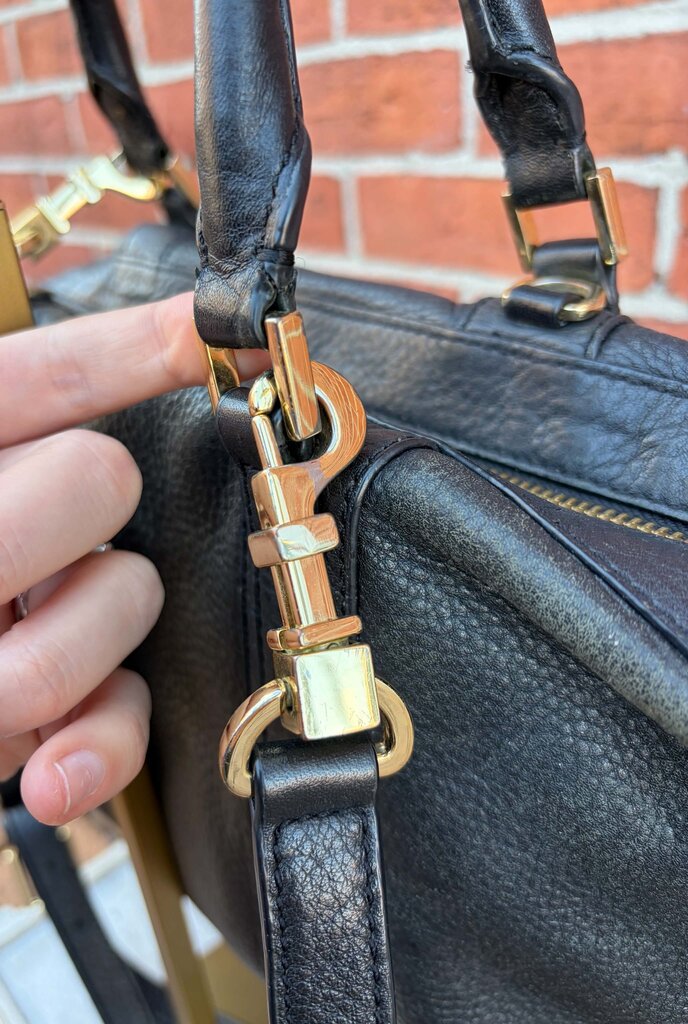 Tory Burch Landon Pebbled Satchel