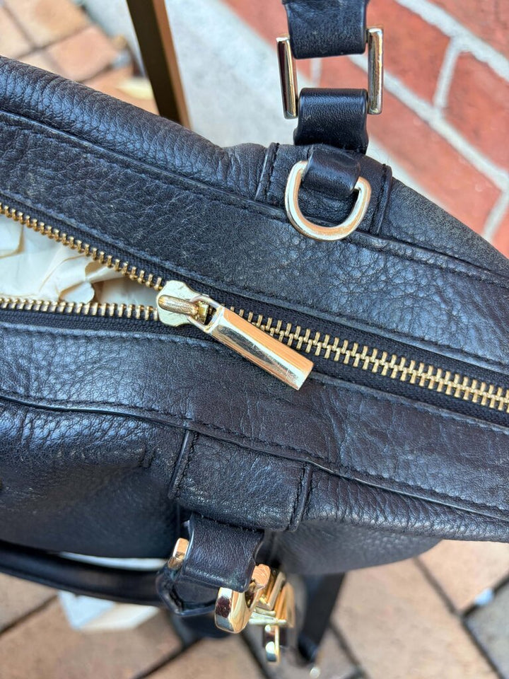 Tory Burch Landon Pebbled Satchel