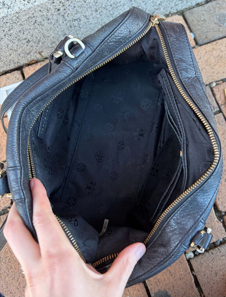Tory Burch Landon Pebbled Satchel
