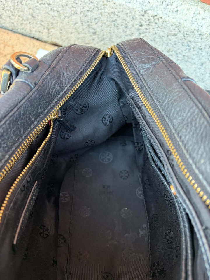 Tory Burch Landon Pebbled Satchel