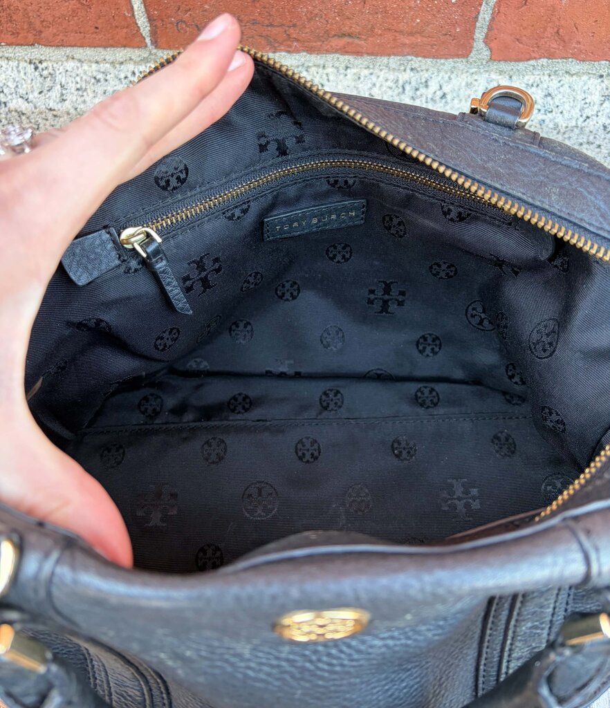 Tory Burch Landon Pebbled Satchel