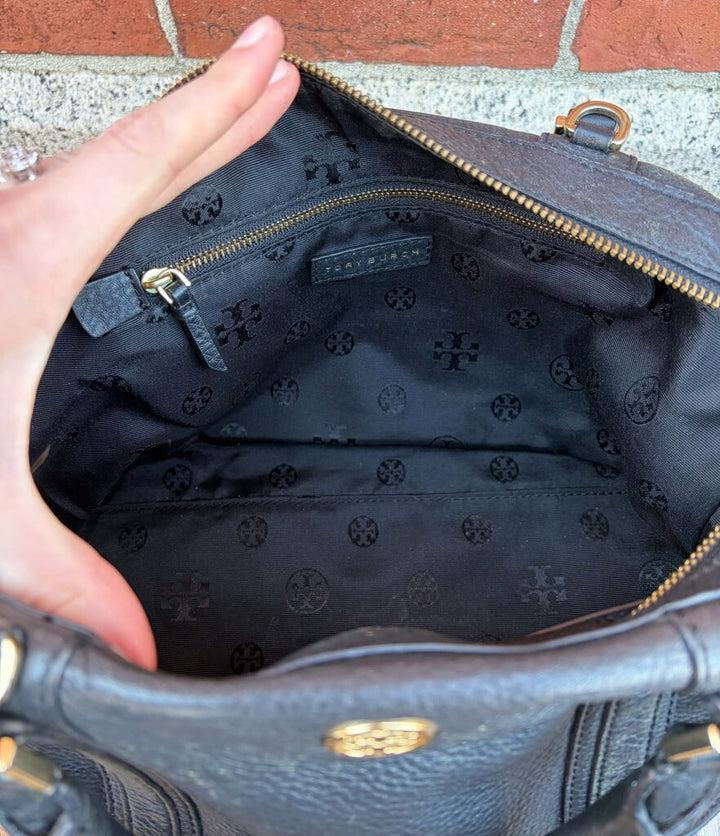 Tory Burch Landon Pebbled Satchel