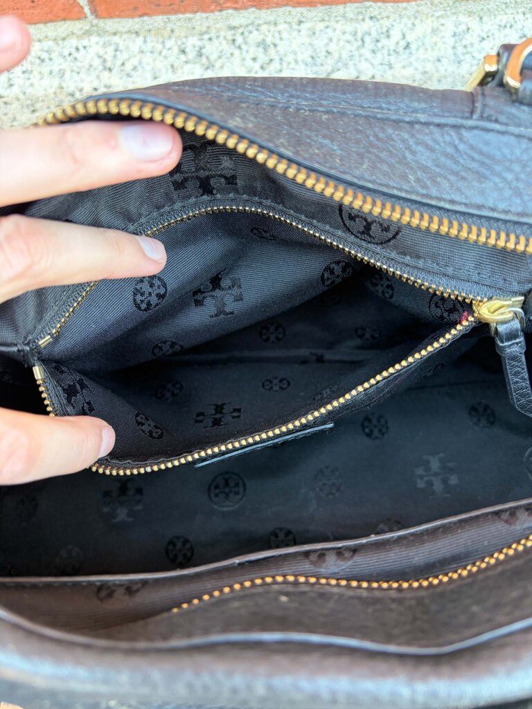Tory Burch Landon Pebbled Satchel