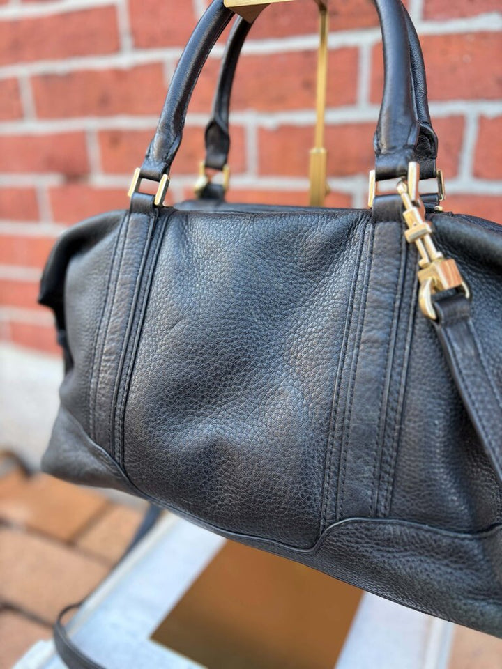 Tory Burch Landon Pebbled Satchel
