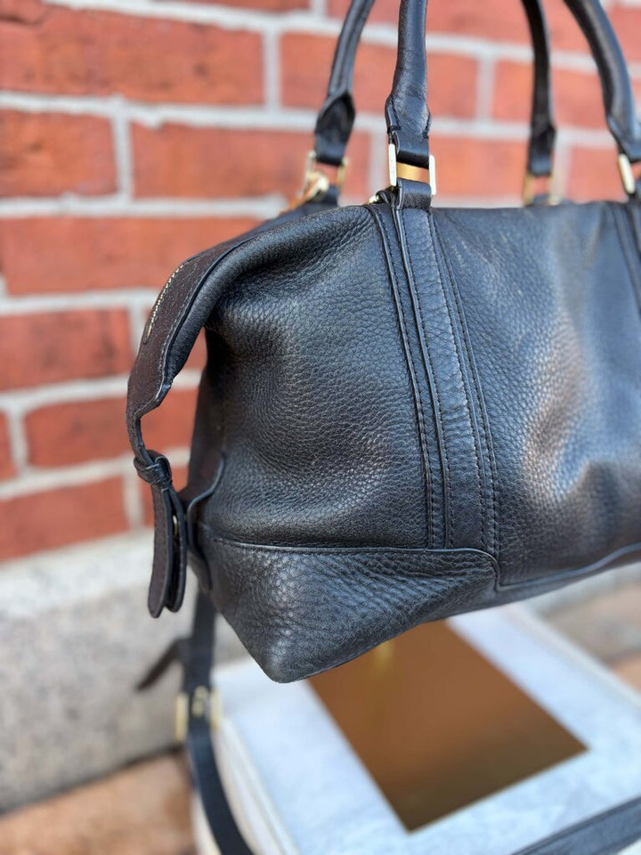 Tory Burch Landon Pebbled Satchel