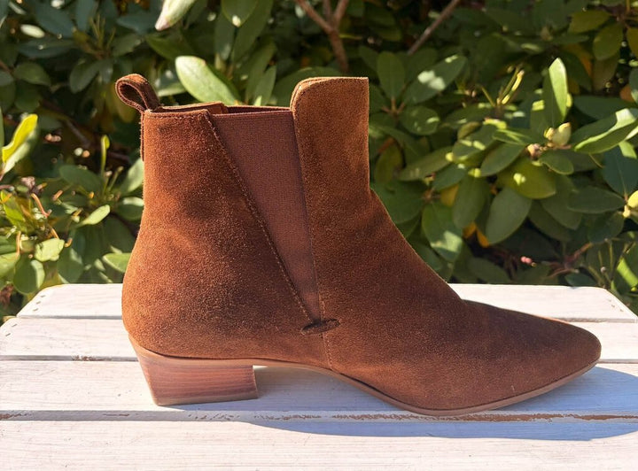 Aquatalia Farica Suede Chelsea Boots - Size 8.5