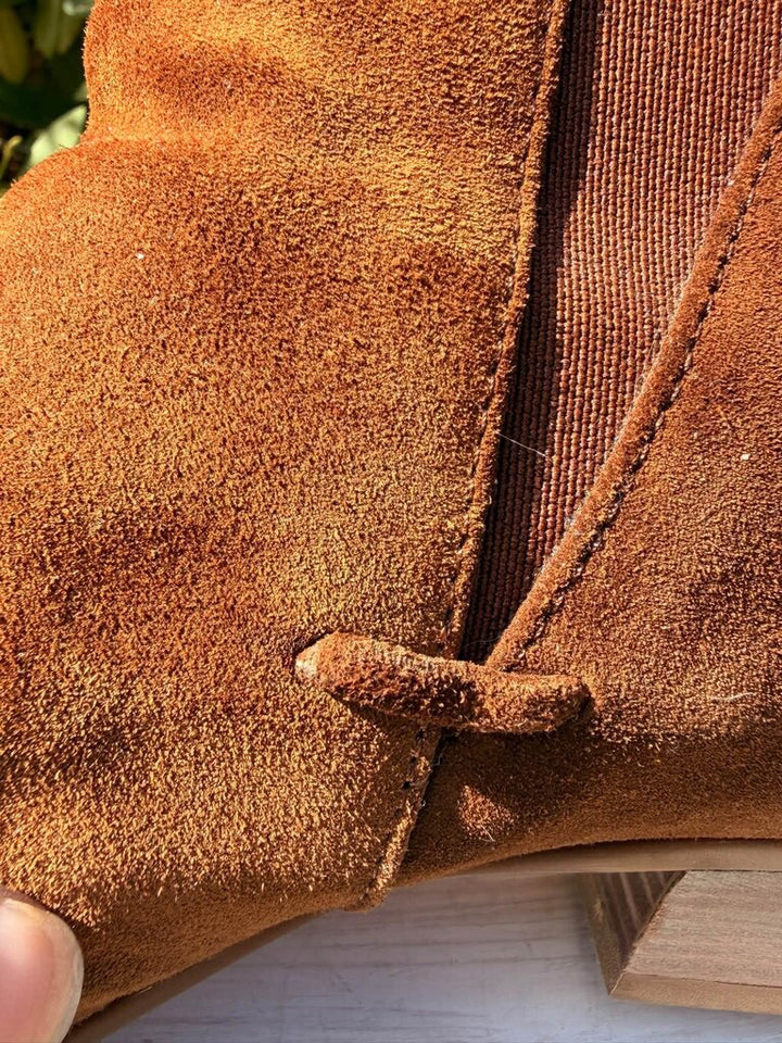 Aquatalia Farica Suede Chelsea Boots - Size 8.5