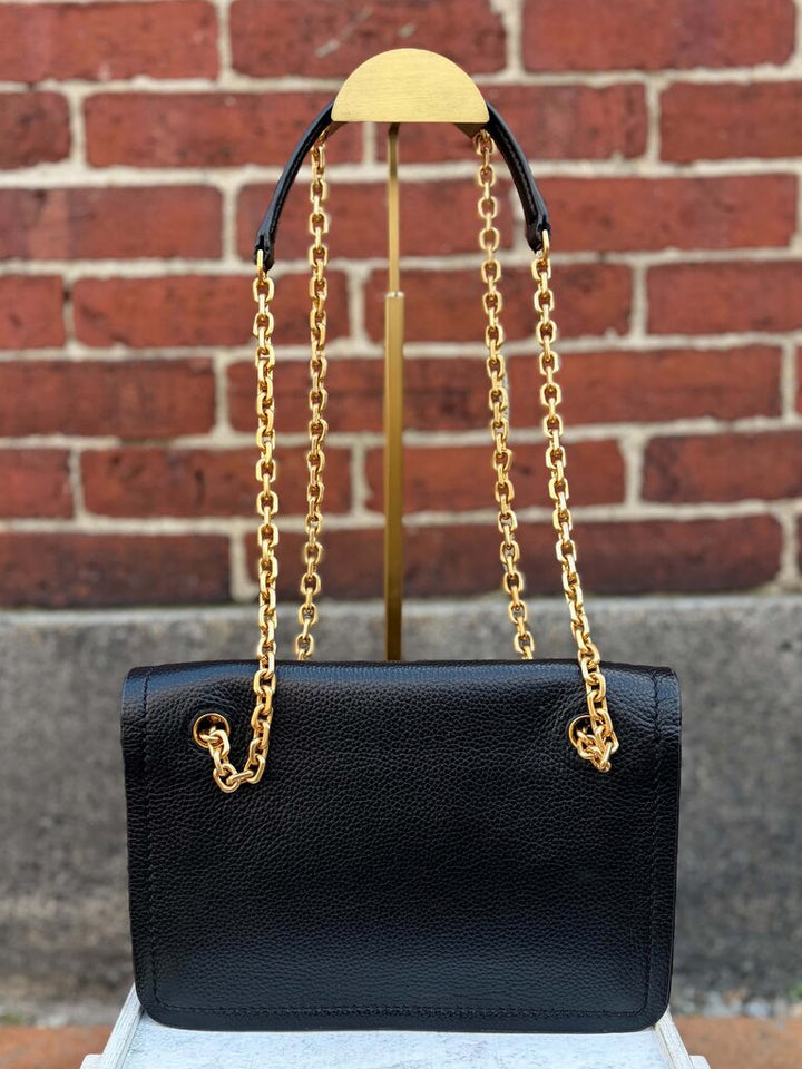 Tory Burch Carson Convertible Leather Crossbody Bag (Retails $498)